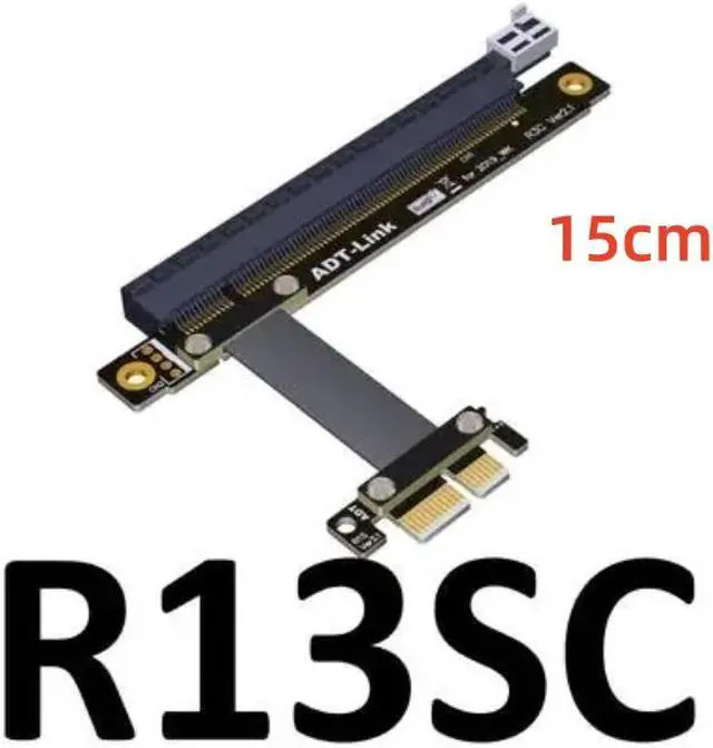 Main image of Weastlinks 1X to 16X PCIe Flexible Flat Extension FFC PCI Express 1 to 16 X Adapter Riser Card Adapter PCI-E Extender Cable PCI-E