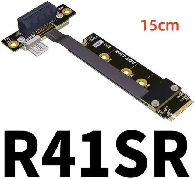 Main image of Weastlinks M.2 NVMe PCIE 1x 4.0 to M.2 NVMe Key M Riser Adapter Card Extension female chassis M2 PCI-Express X1 Sata Power Cord