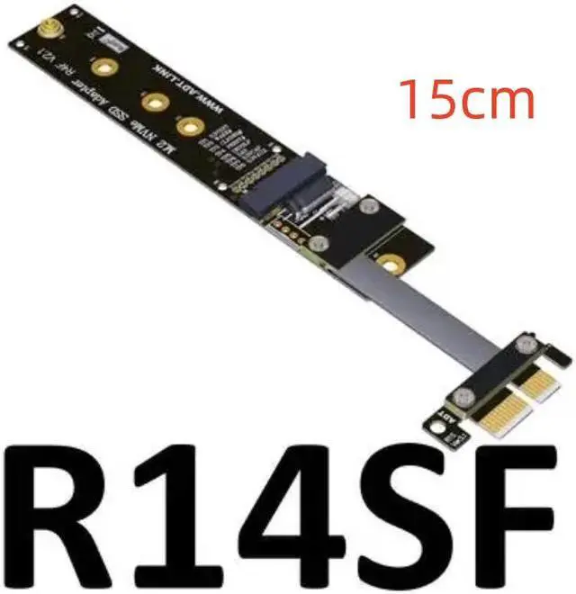 Main image of Weastlinks M.2 M key NVMe SSD To PCI-e PCIe x1 Adapter Riser Card Flexible Flat Cable M2 keyM PCI-Express pci express 1x Gen3.0