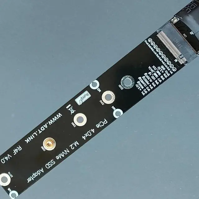 Alt view image 5 of 6 - Weastlinks M.2 NVMe SSD Extension Cable Extender PCIe4.0 X4 Full Speed NVMe M-Key Supports M.2 NVME, Ultra SSD SSD Drives