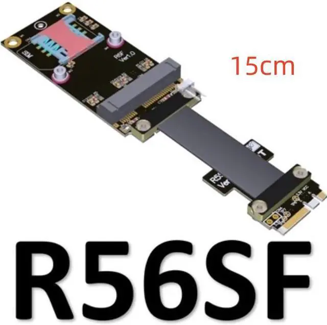 Main image of Weastlinks M.2 key A.E. WiFi Card to mini PCIe ( mini card ) mpcie slot Extension Cable extender adapter extension cable