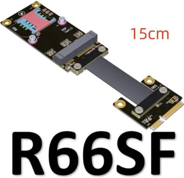 Main image of Weastlinks M.2 key A.E. WiFi Card to mini PCIe ( mini card ) mpcie slot Extension Cable extender adapter extension cable