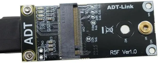 Alt view image 5 of 7 - Weastlinks M.2 key A.E. WiFi Card to mini PCIe ( mini card ) mpcie slot Extension Cable extender adapter extension cable
