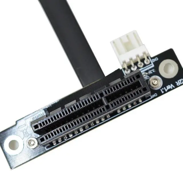 Alt view image 4 of 7 - Weastlinks Mini PCI-e mPCIe WAN WiFi To PCIe x4 PCI-E 4x Riser adapter cards Gen3.0 Mini-PCIe Ribbon cable Mini pci e for WIFI card