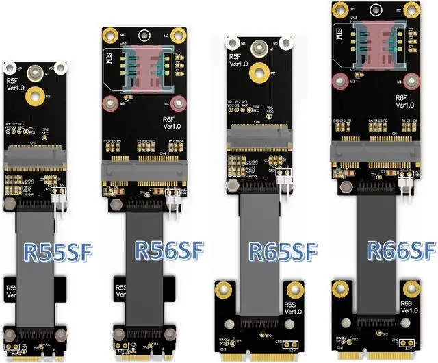 Alt view image 2 of 7 - Weastlinks M.2 key A.E. WiFi Card to mini PCIe ( mini card ) mpcie slot Extension Cable extender adapter extension cable