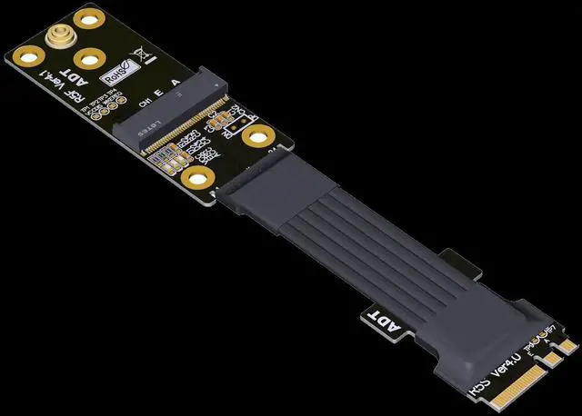 Alt view image 2 of 4 - Weastlinks M.2 Key A E Extension Cable for M.2 WiFi Card Extension Cable M.2 Wi-Fi A.E
