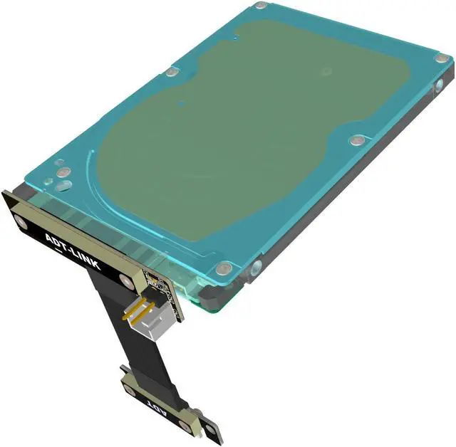 Alt view image 4 of 7 - Weastlinks PCIe 4.0 1x SSD To SFF-8639 (U.2) Adapter Cable For 2.5" NVMe U.2 SFF-8639 SSD