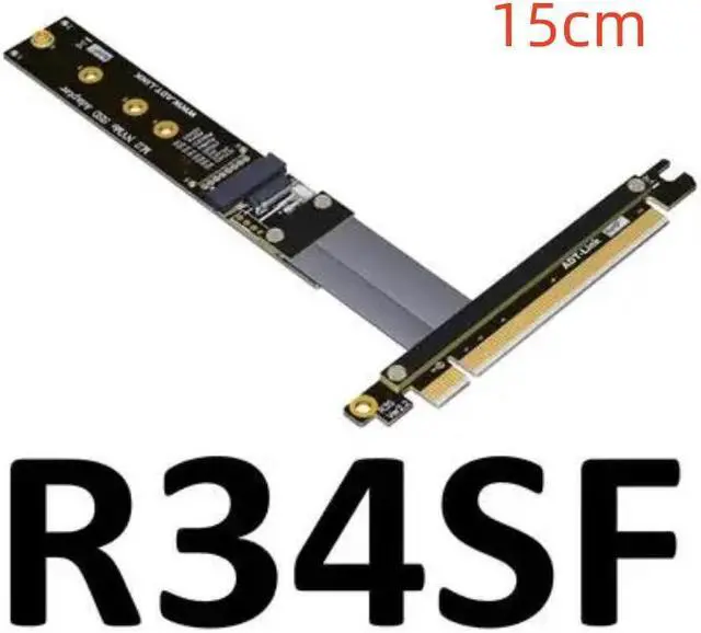 Main image of Weastlinks M.2 NVMe SSD Extension Cable Solid Drive Riser Card R34SF M2 to 16x PCI-Express 3.0 X4 PCIE Full Speed 32G/bps M Key Extender