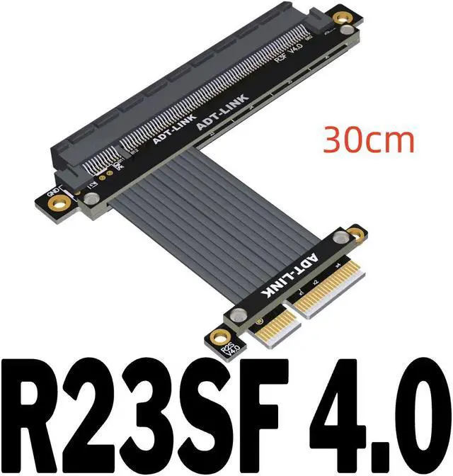 Main image of Weastlinks PCIe 4.0 x4 to x16 Riser Cable 32G/bps PCI-E 4x 16x Extender Conversion Cable PCI Express GEN4