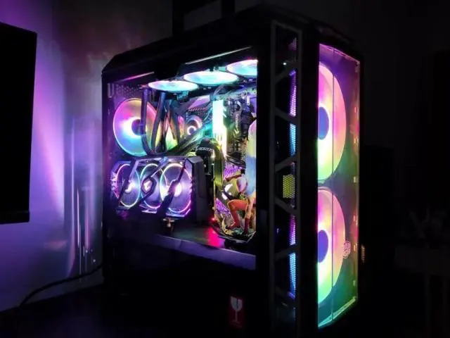 Alt view image 6 of 6 - Weastlinks PCI Express PCI-e3.0 16x Flexible Cable Card Extension Port Adapter Riser Card Graphics Cards Vertical Connector Cable L type