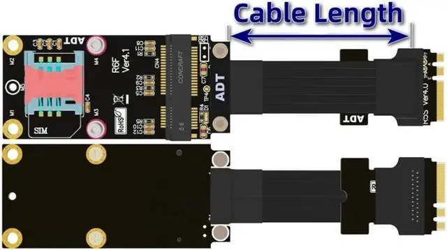 Main image of Weastlinks mPCI-E To M.2 Key A.E. Extension Cable M.2 Key A E To Mini pcie PCIe 3.0/4.0x1