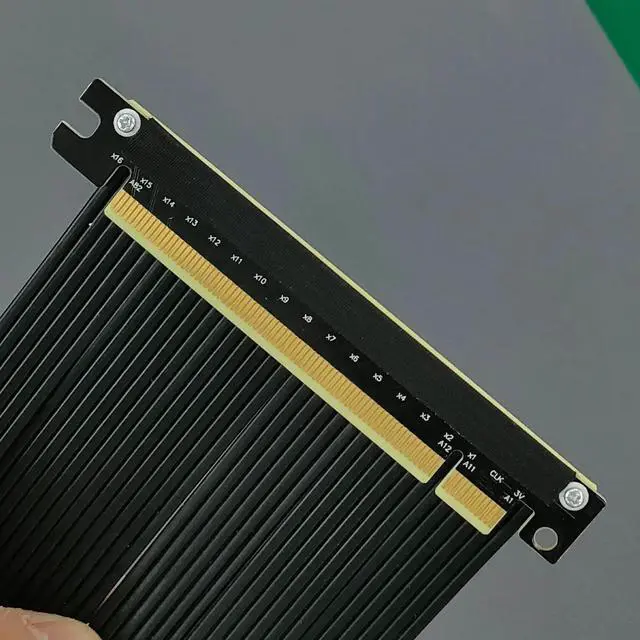 Alt view image 4 of 6 - Weastlinks PCI Express Gen4 PCI-E 3.0 16X Extender Flexible Extension Cable Reverse PCIe X16 Riser Card Cable