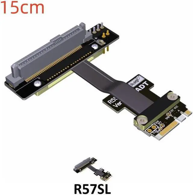 Main image of Weastlinks U.2 nvme ssd to m.2 U2 to M2 key a.e. SFF-8639 wifi pcie extension cable for intel motherboard PCIe3.0x1 gen3 8G/bps