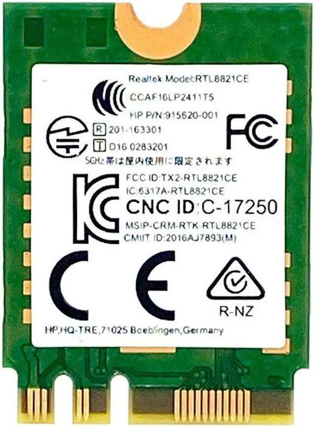Alt view image 3 of 4 - Weastlinks RTL8821CE 802.11AC wifi wireless network card 433M BT 4.2 Bluetooth 915621-001 M09870-005