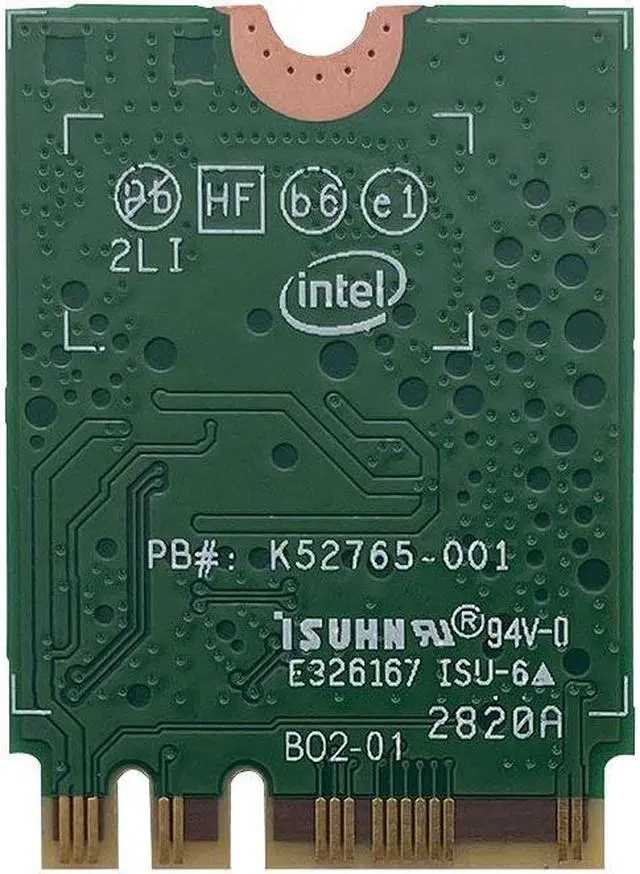 Alt view image 2 of 7 - Weastlinks Intel AX210 AX210NGW Killer 1675x AX1675x Wi-Fi 6E 802.11AX Dual Band 2.4G 5G 6G 5374mbps Bluetooth 5.2 M.2 NGFF wifi card