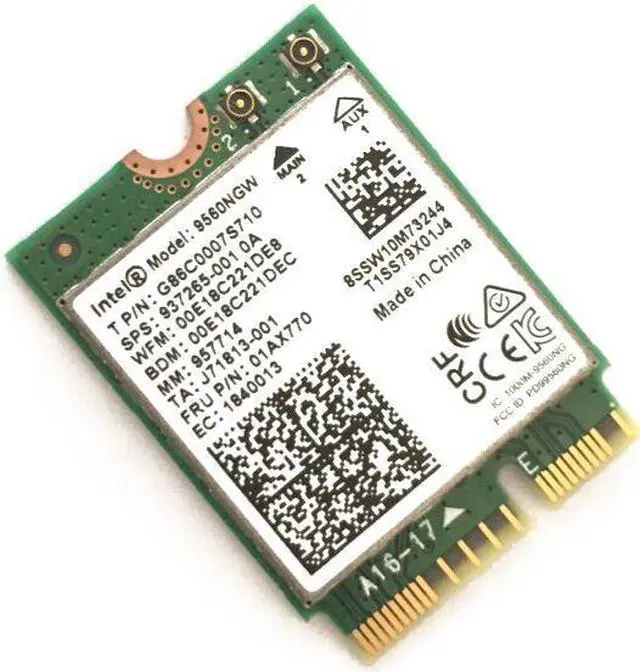 Alt view image 3 of 4 - Weastlinks Dual-Band Wireless AC 9560 9560NGW AC9560 for Intel 9560ngw 802.11ac NGFF 2.4G / 5G 2x2 Wi-Fi Card Bluetooth 5.0 NGFF /M.2