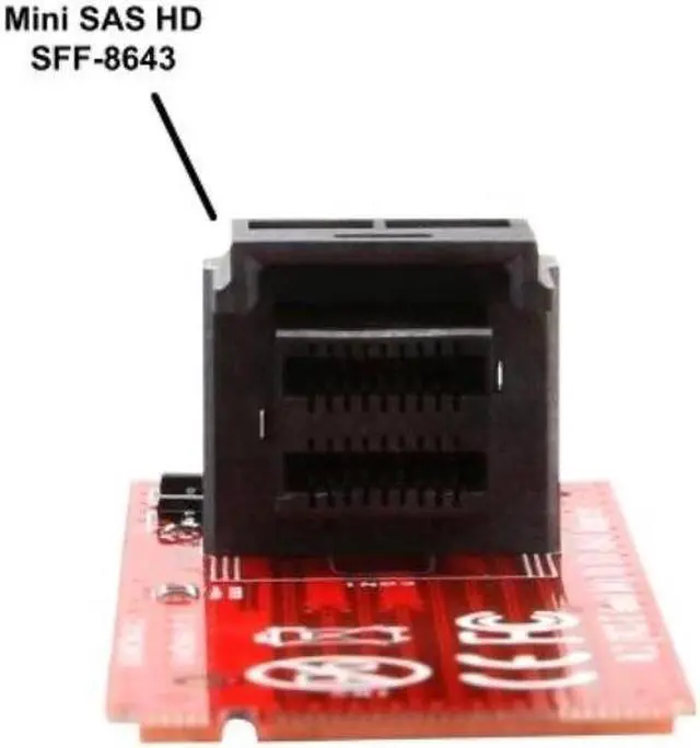 Alt view image 3 of 7 - Weastlinks Computer Cables Connector U.2 SFF-8639 to M.2 M Key NVMe Adapter Card Mini SAS to M.2 M-Key NVMe SFF-8639 Adapter SFF-8639 Cable