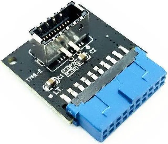 Main image of Weastlinks USB 3.1 Front Panel Socket to USB 3.0 20Pin Header Male Extension Cable Adapter for PC Motherboard Card Riser Raiser