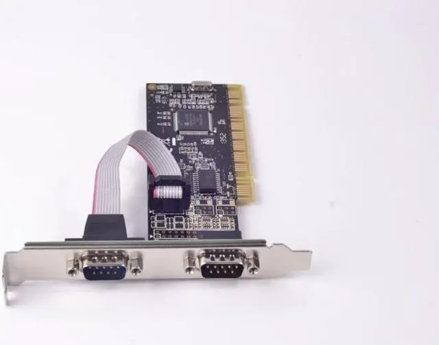 Alt view image 3 of 7 - Weastlinks PCI to 2 Ports RS232 COM DB9 Pin Serial Card Adapter MCS9865 Chipset for Moschip