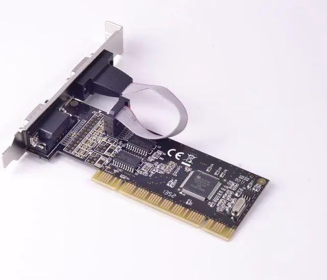 Alt view image 6 of 7 - Weastlinks PCI to 2 Ports RS232 COM DB9 Pin Serial Card Adapter MCS9865 Chipset for Moschip