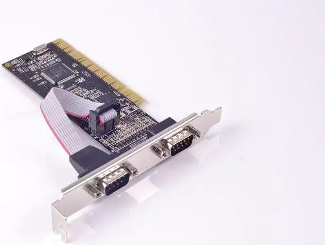 Alt view image 7 of 7 - Weastlinks PCI to 2 Ports RS232 COM DB9 Pin Serial Card Adapter MCS9865 Chipset for Moschip