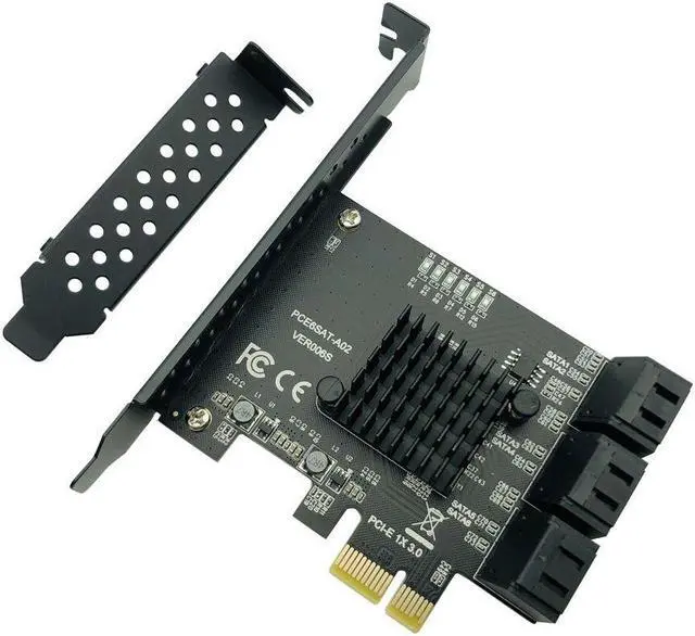 Main image of Weastlinks PCI express to 6 Ports SATA Controller SATA 3 III 3.0 6Gbps to PCI-e x1 Card Adapter PCIe SATA3 Expansion Card Riser