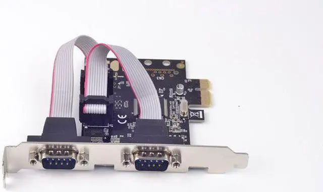 Alt view image 4 of 7 - Weastlinks PCI-E to 2 Ports Serial DB9 RS232 RS-232 Controller Card Adapter MCS9922 Chipset