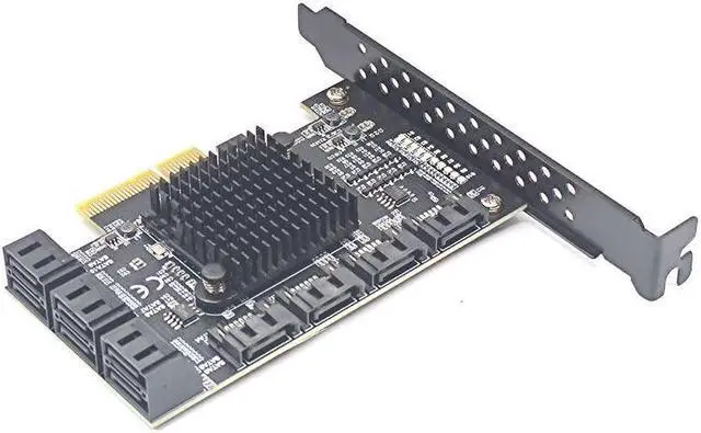 Alt view image 2 of 6 - Weastlinks Chi a Mining PCIE SATA Card Adapter 10 port SATA 3.0 to PCI Express 3.0 X4 Expansion Card SATA3.0 6G PCI-E SATA Controller Riser