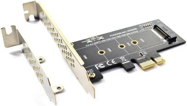 Alt view image 5 of 6 - Weastlinks PCIE to M2 Adapter PCI Express 3.0 x1 to NVME SSD M2 PCIE Raiser Adapter Support 2230 2242 2260 2280 M.2 SSD