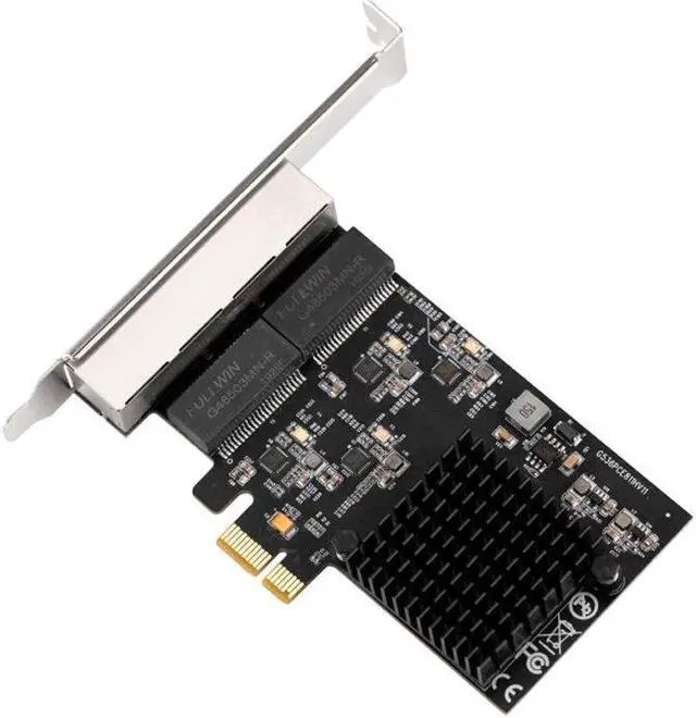 Alt view image 4 of 9 - Weastlinks PCI Express 10/100/1000Mb Network Card 1000Mbps PCIE X1 RJ45 Quad Gigabit Ethernet Network Adapter Lan NIC RTL8111H Chips for PC