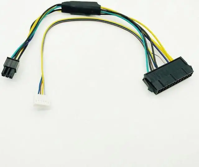 Alt view image 4 of 7 - Weastlinks 30CM Modular Power Supply Cable ATX 24Pin 24 Pin Female to 6Pin 6-Pin Male Mini 6Pin Connector for HP Elite 8100 8200 8300 800G1
