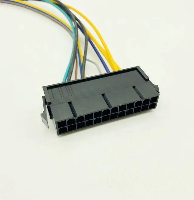 Alt view image 2 of 7 - Weastlinks 30CM Modular Power Supply Cable ATX 24Pin 24 Pin Female to 6Pin 6-Pin Male Mini 6Pin Connector for HP Elite 8100 8200 8300 800G1