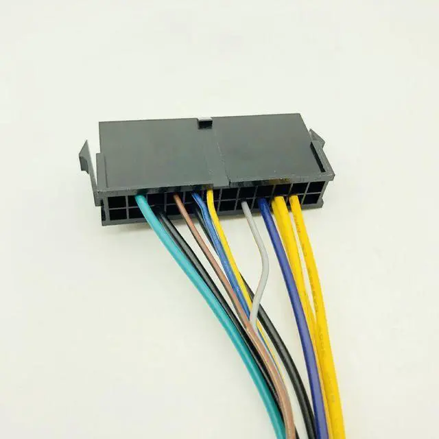 Alt view image 5 of 7 - Weastlinks 30CM Modular Power Supply Cable ATX 24Pin 24 Pin Female to 6Pin 6-Pin Male Mini 6Pin Connector for HP Elite 8100 8200 8300 800G1