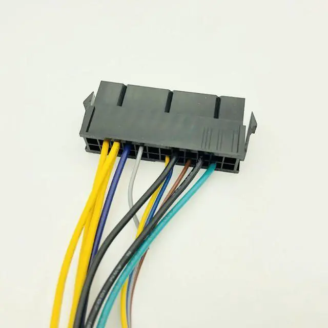 Alt view image 6 of 7 - Weastlinks 30CM Modular Power Supply Cable ATX 24Pin 24 Pin Female to 6Pin 6-Pin Male Mini 6Pin Connector for HP Elite 8100 8200 8300 800G1