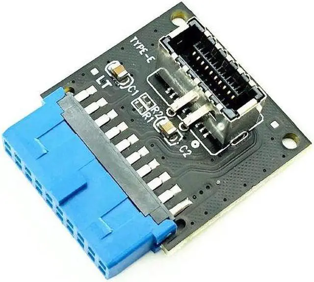 Main image of Weastlinks USB 3.1 Front Panel Socket to USB 3.0 20Pin Header Male Extension Cable Adapter for PC Motherboard Card Riser Raiser