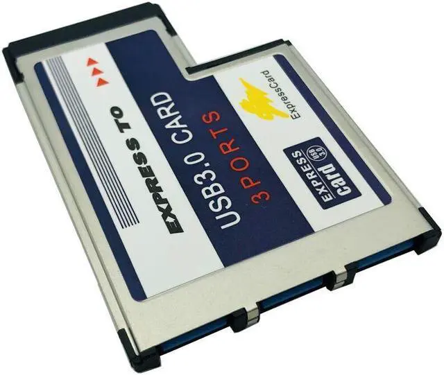 Alt view image 4 of 6 - Weastlinks USB Expresscard expansion Card 3 port USB 3.0 Expresscard 34 54 mm expansion Card expresscard to USB adapter USB express Card