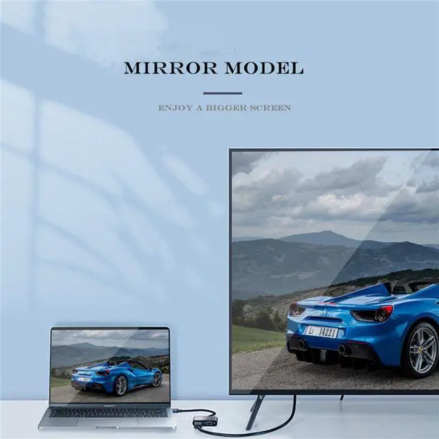 Alt view image 6 of 7 - Weastlinks USB C To HDMI VGA Adapter Type-C Digital AV Multiport Adapter Thunderbolt 3 Converter To 4K 1080P Fast Charging Port