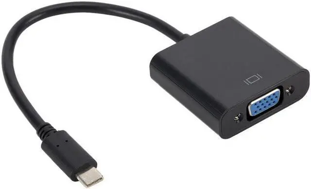 Alt view image 4 of 7 - Weastlinks Type C to VGA Adapter Cable USBC USB 3.1 to VGA Adapter for Macbook 12 inch Chromebook Pixel Lumia 950XL