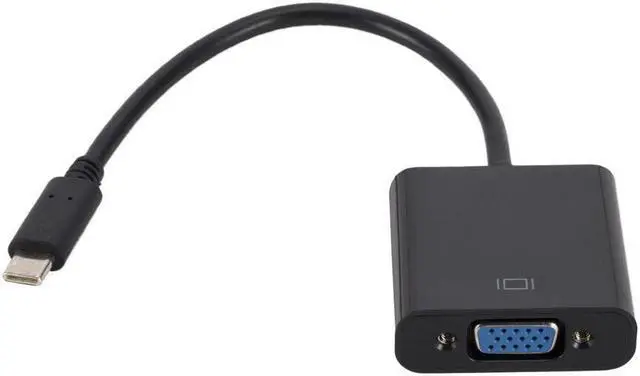 Alt view image 3 of 7 - Weastlinks Type C to VGA Adapter Cable USBC USB 3.1 to VGA Adapter for Macbook 12 inch Chromebook Pixel Lumia 950XL