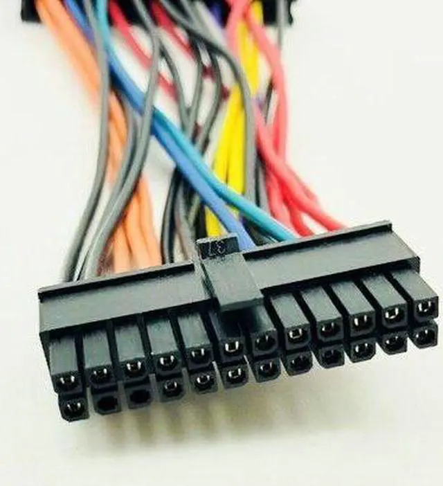 Alt view image 2 of 6 - Weastlinks 24Pin Female to Mini 24P Male Internal Power Adapter Converter Cable Wire for DELL 780 980 760 960 PC Match Common ATX PSU