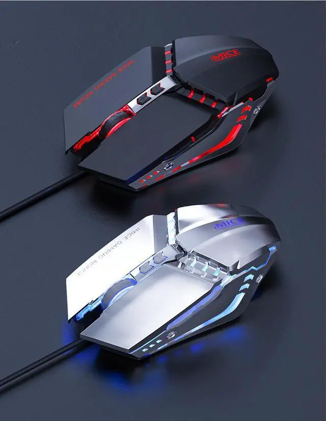 Main image of Weastlinks Gaming Mouse Computer Mouse 7D Customizable Gaming Mouse 3200DPI Optical USB Gaming Mouse Silver