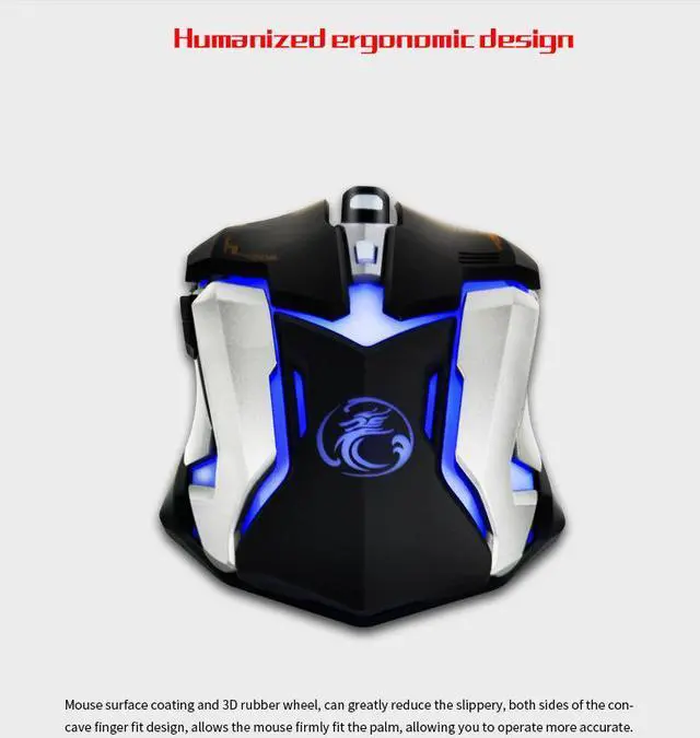 Alt view image 4 of 7 - Weastlinks Wired Gaming Mouse Gamer Computer Mouse Gaming Mouse USB Ergonomic Mouse 6 Buttons Game Mice For PC Gamer