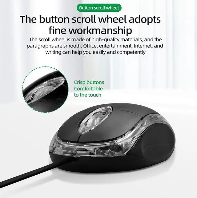 Alt view image 6 of 7 - Weastlinks Mini USB Wired Mouse For Computer Laptops Portable Business Home Office Gaming Mouse USB 1000DPI Optical LED Game Mice