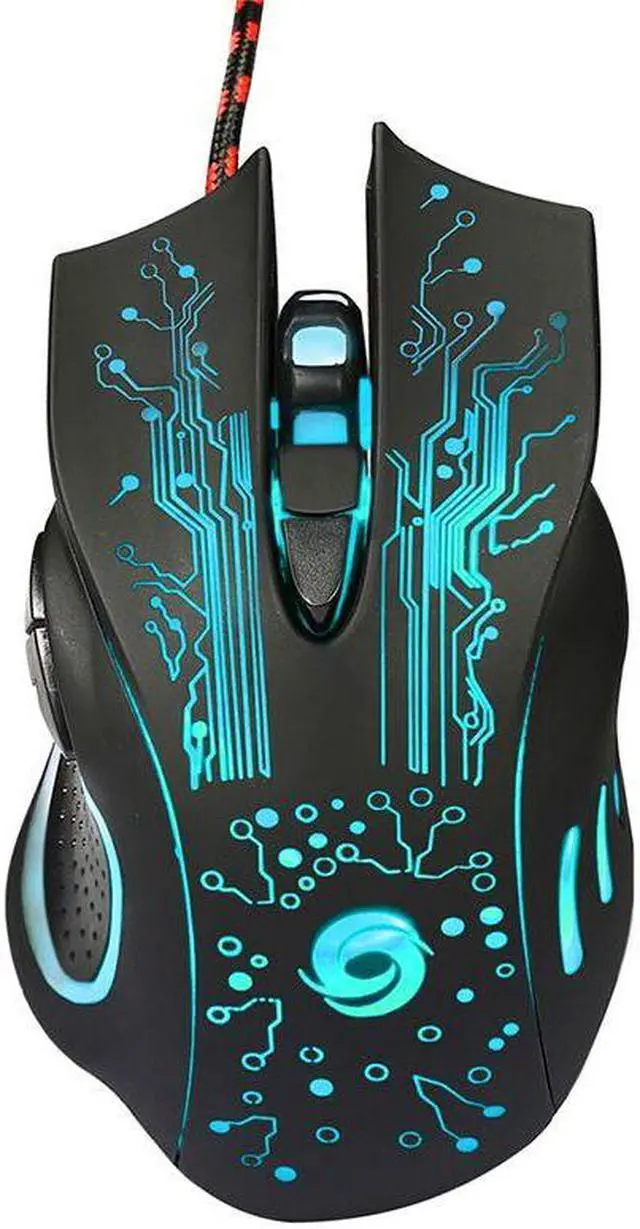 Alt view image 5 of 7 - Weastlinks 6D USB Wired Gaming Mouse 3200DPI LED Optical Ergonomics 6 Buttons Game Pro Gamer Computer Mice for PC Laptop Gamer