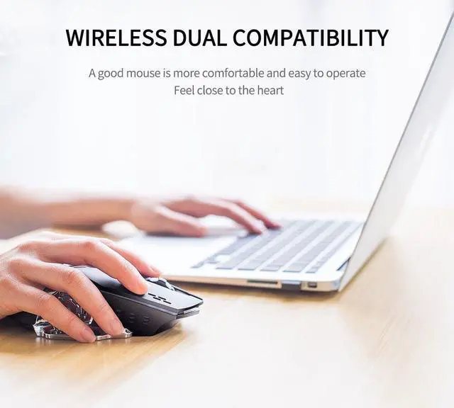 Alt view image 4 of 7 - Weastlinks Wireless Charging Game Mouse Mute Mouse Mechanical Mouse Optical Mouse for PC Laptop Desktop
