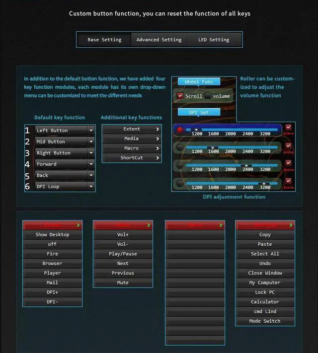 Alt view image 6 of 7 - Weastlinks Wired Gaming Mouse Gamer Computer Mouse Gaming Mouse USB Ergonomic Mouse 7 Buttons Game Mice For PC Gamer