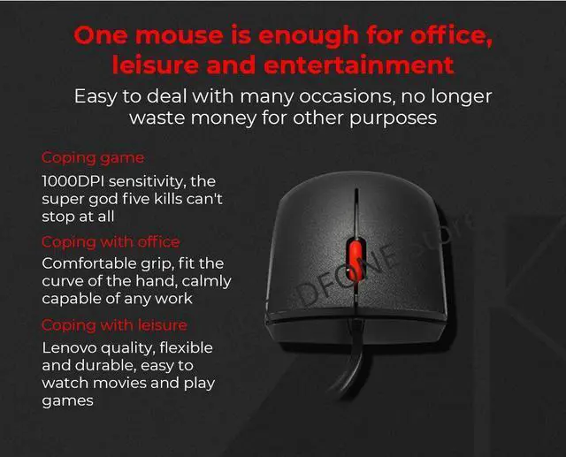 Alt view image 5 of 7 - Weastlinks USB Wired USB Mouse Mice Computer Optical Mouse Universal Portable Office Game PC Mouse