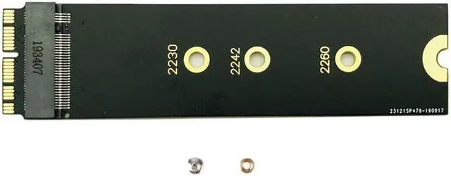 Alt view image 3 of 6 - Weastlinks M.2 PCIE NVME SSD M.2 nVME SSD Adapter Card for Upgrade 2013-2015 Year Macs for Apple SSD Adapter