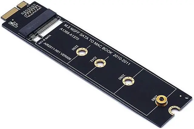 Alt view image 7 of 7 - Weastlinks For Macbook SSD Adapter 2010 2011 MacBook Air A1369 A1370 M2 SSD Converter Card Adapter Support 2230 2242 2260 2280 M2 SSD