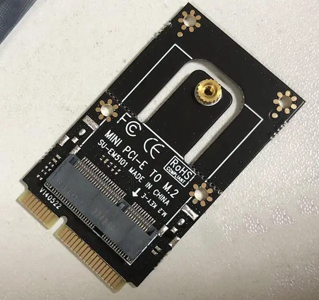Alt view image 2 of 7 - Weastlinks Mini PCI-E to M.2 Adapter Converter Expansion Card M.2 NGFF Key E Interface